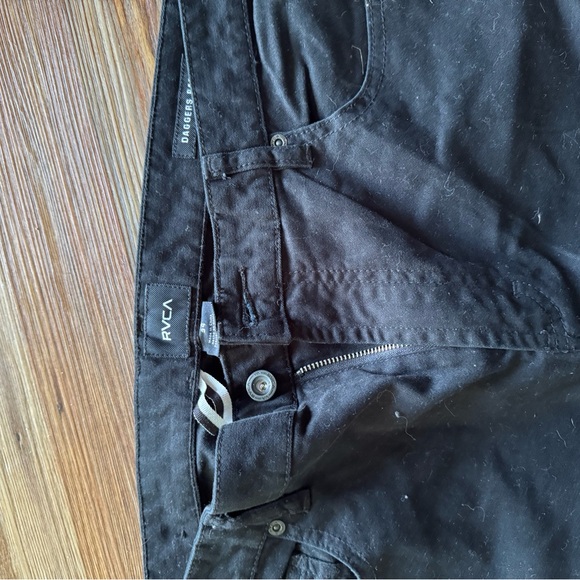 RVCA  Daggers  Denim black Pants 34 - Picture 1 of 3